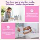 Mini Eye Massager Wand with 40 and 45, Eye Lift Wand, 2 in 1 Vibrating Facial Massager for Dry Eyes, Tired Eye Refreshment with Gentle Vibration, Electric Eye Massager Wand for Face Neck