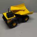 Tonka Steel Classics Mighty Dump Truck - Made with Steel & Sturdy Plastic, Yellow Toy Construction Truck, Boys and Girls, Kids, Toddlers, Ages 3+