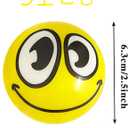 30 Pcs Face Stress Balls,2.5" Funny Face Squeeze Balls,Stress Relief Balls for Gifts,Kids,Party Favors,Present Fillers,Coworkers