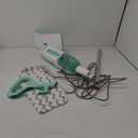 Shark Steam Mop with 2 Machine Washable Dirt Grip Pads, Removable Water Tank, Lightweight, Steam Cleaner for sealed Hard Floors, Marble, Stone, Hardwood, Tile, Laminate, White/Seafoam, S1000, Steam Starter