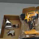 Cordless Heat Gun for DeWALT 20v Battery,Lithium Hot Air Gun, 5 Nozzle Attachments,2-Temp Setting Max 1022F(550C),Heat Gun for Shrink Wrapping, Tube Bending (Tool Only, NO Battery) (Ordinary)