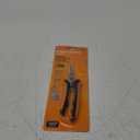 Fiskars Curved Micro-Tip Pruning Snips - 6" Garden Shears with Sheath and SoftGrip Handle - Yard and Garden Tools - Orange/Black