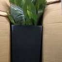 Artificial Dracaena Tree 5FT - Fake Tree with Black Tall Planter - Faux Yucca Tall Fake Floor Plant in Pot - Artificial Plant for Home Office Living Room Decor Indoor
