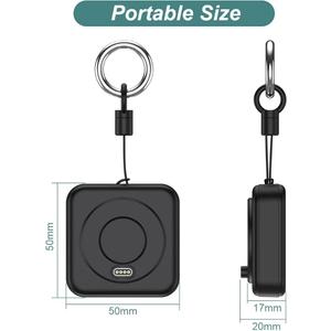 Portable Charger For Garmin, 1200mAh, Type C Input DC 5V 1A, Black