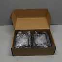 Kenning 24 Pack Adjustable Plate Stands for Display 7.1 Inch Black Metal Foldable Easel Book Display Stands Bulk Decorative Plate Holders for Platter Frame Photo Tabletop Art(Double Corners)