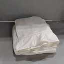 Andency Ivory Ruffle Duvet Cover Full(79x90Inch), 3 Pieces Cream Soft Washed Microfiber Vintage Shabby Chic Farmhouse Ruffled Duvet Cover Set with Zipper Closure & Corner Ties