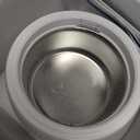 2025 Upgraded Ultrasonic Retainer Cleaner Machine,Separate Retainer Cleaner for Night Guards, Braces, Aligner, Toothbrush, Jewelry, 4 Modes Denture Cleaner & Removable Base and Top Cover(White) (Medium)