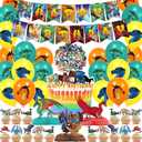103 Pcs Wings of Fire Birthday Decorations, Dragon Birthday Party Supplies Set Includes Happy Birthday Banner, Cake Topper, Cupcake Toppers, Balloons, Honeycombs and Stickers for Boys and Girls