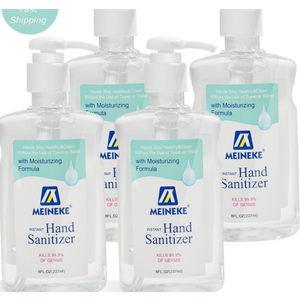 8 Fl. Oz. Advanced Hand Sanitizer Gel with 62% Alcohol Based,4 Pack