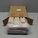 Weysat 3 Pack Large Wood Crates Box for Storage 12 x 10 x 8 Inches Unassembled Wooden Milk Crates with Handle Decorative Nesting Box for Display Rustic Decor DIY Office Home Retail Art Craft (Wood)