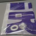 Graduation Banner 2025 Congrats Grad for Party Decor Graduation Backdrop Congratulations Banner Purple and Yellow Congrats Grad Theme 71x43 Inches Perfect for Events and Celebrations