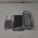 ANTOPY Sink Dish Drying Rack - Expandable Small Dish Rack Over Sinks with Silicone Drying Tray, Dish Drainer for Kitchen Counter with Cutlery Holder, Drying Rack Fit for 14-19 Kitchen Sink