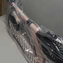 Scooter for Kids, Lightweight Foldable Kick Scooter, 4-Level Adjustable Handlebar, 8-Inch Large Wheels with Shock Absorption, for Ages 6 and Up (Light Pink)