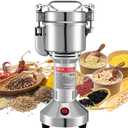 VEVOR Electric Grain Mill Grinder, 150g Commercial Spice Grinders, High Speed 850W Stainless Steel Pulverizer Powder Machine, for Dry Grains, Spices, Cereals, Coffee, Corn & Pepper, Straight Type