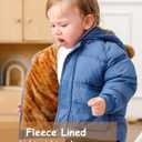 BFUSTYLE Baby Coat 6M-5T Winter Clothes Toddler Boy Girl Jacket Infant Fleece Outerwear With Hood