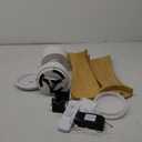 Flush Mount Ceiling Fans with Lights,36 inch,Remote Control,Wall Switch,Solid Wood Blades,Dimmable,Reversible Noiseless,Power Off Memory Modern Ceiling Fan for Bedroom Patio Indoor/Outdoor