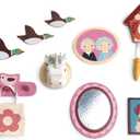 Tender Leaf Toys - Wall Dcor - 10 Pcs Dollhouse Miniature Decorations Kit - 1:12 Scale Mini Doll House Accessories with Sticky Tape - Age 3+