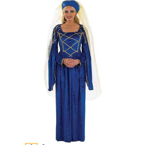 Womens Tudor Queen Costume
 L