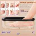 Achzzy Paraffin Wax Machine for Hand and Feet - 2000ml Paraffin Wax Warmer, Temperature and Reservation Mode, thermostatic Warmer, Nourishing and Moisturizing, Ideal for Home Paraffin Baths (Darkgray)