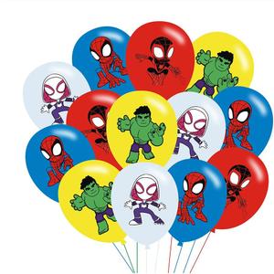 40pcs Spider and His Friends Birthday Party Balloons for Spider and His Friends Themed Birthday Party Decorations Supplies - 12 Inch