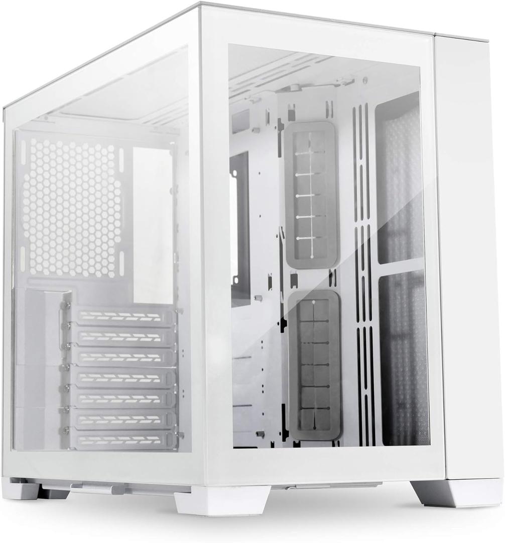 Lian-Li O11 Dynamic Mini ATX Mini-Tower Case, Snow White