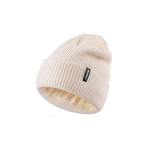 MSDC Beanies Women 3 Pack, Winter Hats for Women Men Fleece Lined Warm for Cold Weather, Beanie for Women Fashion Skull Cap Overall Pick White and Pink 