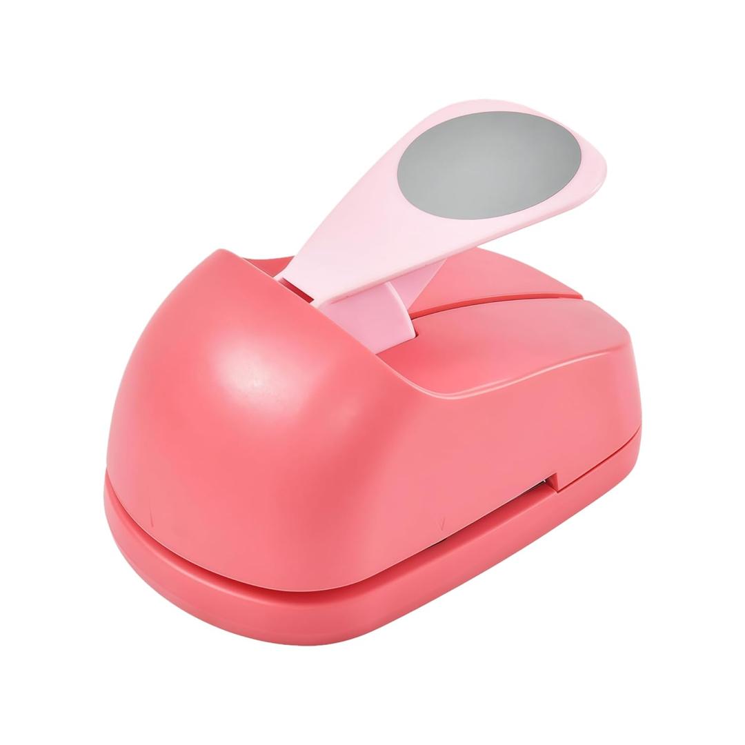 Circle Punch 3 inch Craft Lever Punch Circle Shape Lever Handmade Paper Punch Candy Color by Random 3 inch76.2mm