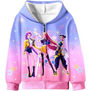 Kids Girls Pop Singer Sweartshirt Casual Hoodie Novetly Hoody Clothes 4-5T (Qzosey)
