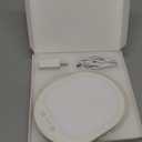 UV-Free 10000 Lux Daylight Lamp - Touch Control with 3 Brightness Levels & 4 Timer Functions, Large Surface & Rotatable Stand for Home/Office (White)