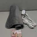 Heating Pad for Pain Relief  12"x24" Moist/Dry Heat for Back, Neck, Shoulder, and Cramps, Auto-Off, Machine Washable, Ideal Gift for Christmas, Mother's Day, Women, Men, Mom, Dad, Daughter (Light Gray)