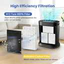 HPA100 Replacement Filter Compatible with Honeywell HPA100/200/300 Air Purifier, 6 HEPA Filters and 8 Carbon Pre-Filters, H13 True HEPA High-Efficiency Activated Carbon Filter for PET Home Large Room