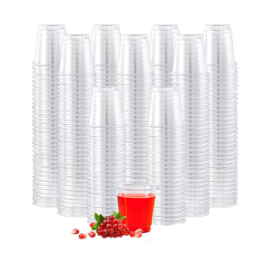 Lilymicky 900 PACK 2 oz Plastic Shot Glasses, 2 Ounce Clear Disposable Party Cups for Vodka, Whiskey, Tequila, Mini Plastic Containers for Sauce, and Sample Tasting