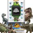 Jurassic World Kids Smart Watch - 10 Watch Faces, 3 Wallpapers, Interactive Games, Alarm, Camera, Voice Recorder, Calculator, Pedometer, Fits 5.5"-8.0" Wrists
