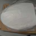 Bemis 7300SLEC Slow Close Toilet Seat, Easy Clean Hinges and Durable Plastic Seat, Made in USA, Elongated, White