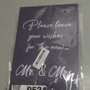 8×12- inch, Please Leave Your Wishes for The New Mr. & Mrs., 1- Pack, Floral Wedding Party Sign