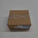 STORi Clear Plastic Small Countertop Vanity Makeup Organizer, Compact Rectangular 4-Compartment Holder for Brushes, Eyeshadow Palettes, & Beauty Supplies, Made in USA (7Lx6Wx3.13H)