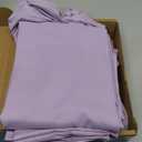 Amazon Basics Lightweight Breathable Ultra-Soft Wrinkle-Free Microfiber 4-Piece Bed Sheet Set with 14-Inch Deep Pockets, Full, Frosted Lavender, Solid