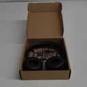 Amazon Basics On Ear Wired Computer Headset with Adjustable Microphone, 3.5mm Port or in Line Control with USB-A Port, Foldable, One Size, Black