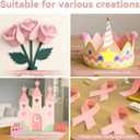 50 Sheets 65lb /180GSM Pink Cardstock Paper  Premium Heavy-Weight Paper for Crafts, DIY Projects, Scrapbooking, Handmade Cards, Printing, and More  Vibrant Colors, Printer-Friendly