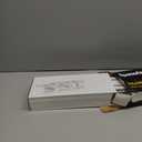 SpaceAid Bamboo 4 Pack Dresser Drawer Dividers, 4.65 High Adjustable 12.5-17 Drawer Organizers, Expandable Organization for Clothing, Clothes, Dressers, White