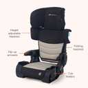 Baby Trend Tova Slim 2-in-1 Booster Seat, Dash Tan