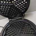 Mueller Heart 5 Waffle Maker, Waffle Iron, Adjustable Browning Control & Nonstick, Cool Touch Handle, Easy to Clean, Small Kitchen Appliances