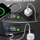 Belkin Compact Charger Block 30W - 1M USB-C to C Cable Included, USB-C PD Super Fast Charging - Samsung Galaxy S25, Apple iPhone 17, Air, Pro, iPad, Nintendo Switch 2, Google Pixel 10, etc. - White
