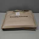 Grounding Bedding Sheet Set, Bed Sheets and Pillowcase Set, 90% Organic Cotton+10% Pure Silver Organic Fitted Grounded Sheet for Improved Sleep, Pain Relief (Gray, (78.1 * 80.1 * 15.2inch))