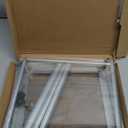 Large Donation Box with Lock, Acrylic Ballot Box with Slot 10 x 10 x 10 Inch, Suggestion Box with Lock Cash Storage Container for Fundraising Voting Charity Contest Tip