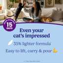 Fresh Step Advanced Odor Shield Light Weight Multi Cat Clumping Litter with Febreze, Low Dust, Odor Control with Ammonia Block Technology, Compatible in Automatic Litter Boxes, 23 lb. (2 x 11.5 lb)