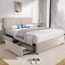 One Drawer for VECELO Queen Size Bed Fram