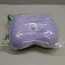 Knee Pillow for Side Sleepers - Smooth Spine Alignment Pillow, Memory Foam Knee Pillows for Back Hip Pain, Spine Aligning, Sciatica, Surgery Recovery, Pregnancy (Purple-regular)