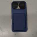 for iPhone 17 Pro Max Case with Card Holder (3-5 Cards), Camera Cover Stand, Military Grade Protection, Shock Proof Heavy Duty Rugged Women Men Wallet Case for iPhone 17 Promax 6.9" 2025, Blue