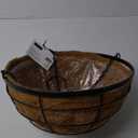 Panacea 81435 Modern Farmhouse Hanging Basket, Black, 14" Dia.